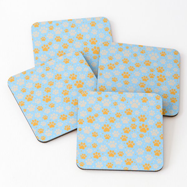 Item preview, Modern Multiplying Paw Print Seamless Pattern designed and sold by annenambiro.