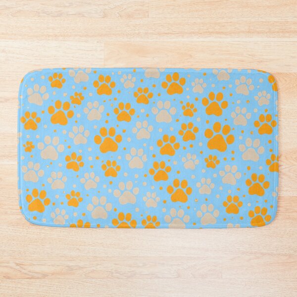 Item preview, Modern Multiplying Paw Print Seamless Pattern designed and sold by annenambiro.