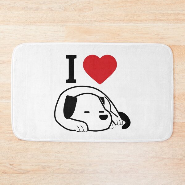 Item preview, I Love Dogs Cute Sleepy Puppy Minimalist designed and sold by JengPath.