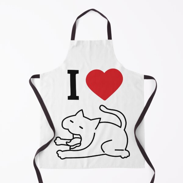 Item preview, I Love Cats Funny Quirky Yawning Cat designed and sold by JengPath.
