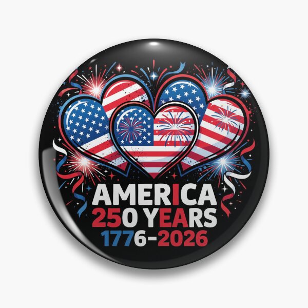 Item preview, America 250 Years 1776 2026 Heart Shirt designed and sold by TeNovaStudio.