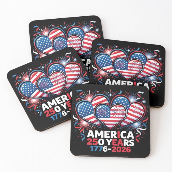 Item preview, America 250 Years 1776 2026 Heart Shirt designed and sold by TeNovaStudio.
