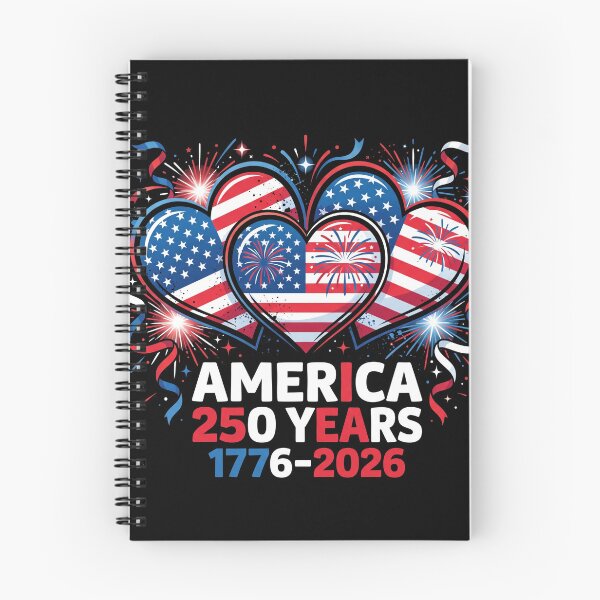 Item preview, America 250 Years 1776 2026 Heart Shirt designed and sold by TeNovaStudio.