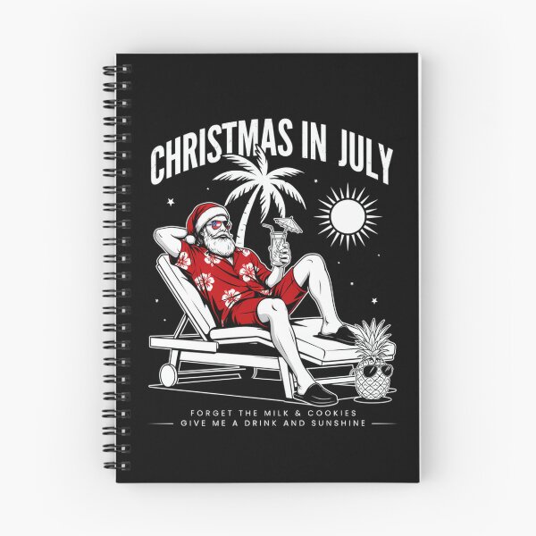 Item preview, Christmas In July – Funny Santa Beach Shirt Cute Summer Holiday Gift Forget Milk and Cookies V20 designed and sold by DarylWelsh2024.