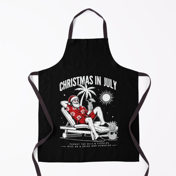 Item preview, Christmas In July – Funny Santa Beach Shirt Cute Summer Holiday Gift Forget Milk and Cookies V20 designed and sold by DarylWelsh2024.