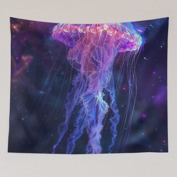 Item preview, Celestial Jellyfish in Cosmic Drift designed and sold by QuantumDrift.