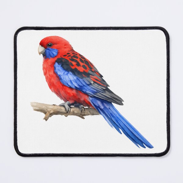 Item preview, Crimson Rosella Watercolour designed and sold by Jaruart.
