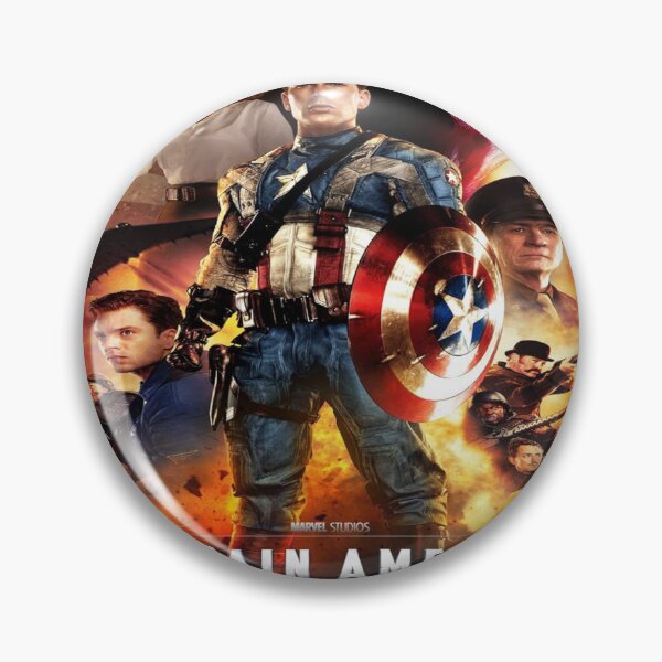 Item preview, Captain America: The First Avenger Movie Poster designed and sold by DiligentCreations.