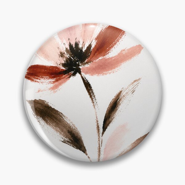 Item preview, Abstract Blush Floral Watercolor Painting designed and sold by minbadesign.