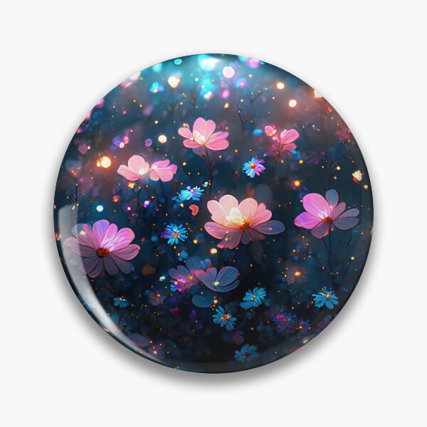 Item preview, Fantasy Flowers Dreamy Night Garden Art designed and sold by stylishdzign.
