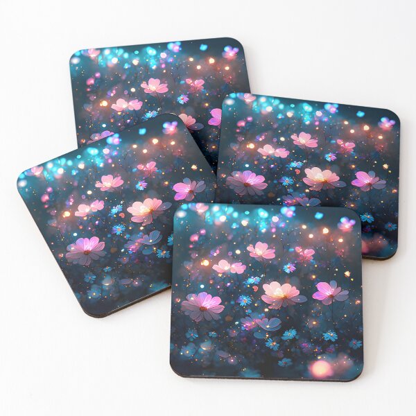 Item preview, Fantasy Flowers Dreamy Night Garden Art designed and sold by stylishdzign.