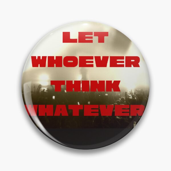 Item preview, Let whoever think whatever (red) designed and sold by Blue_Valentino.