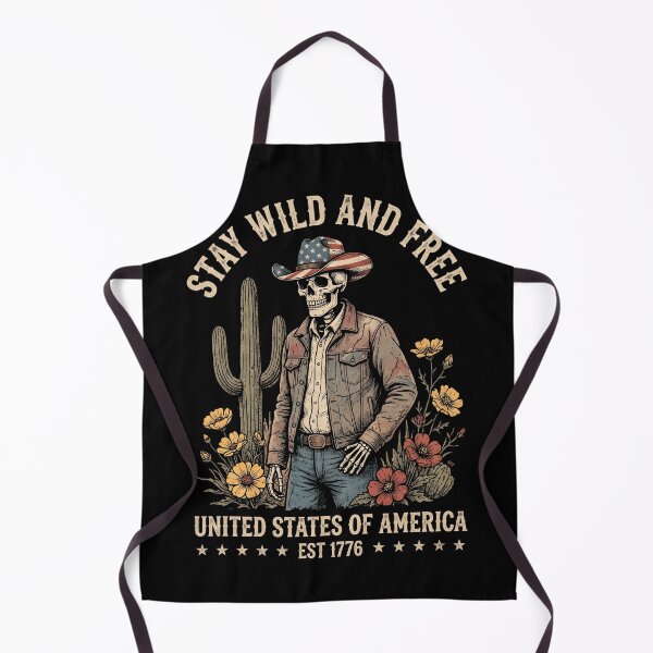 Item preview, Stay Wild And Free Skeleton Cowboy Shirt designed and sold by TeNovaStudio.