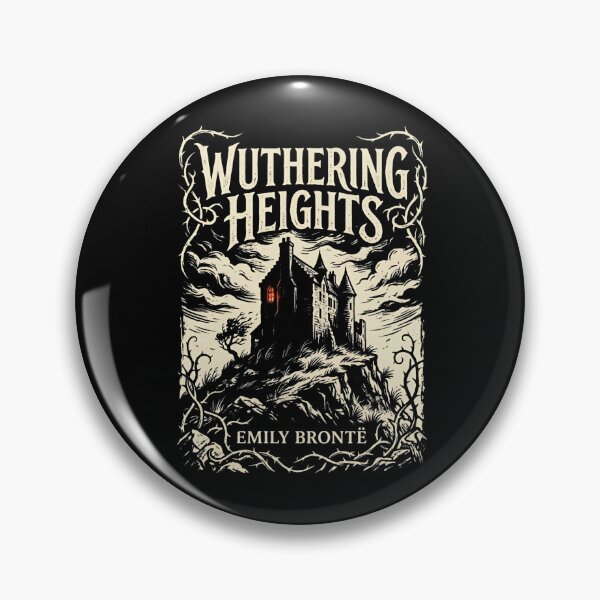 Item preview, Wuthering Heights Gothic Thorn Frame Book Cover Emily Bronte designed and sold by Fenay Designs.