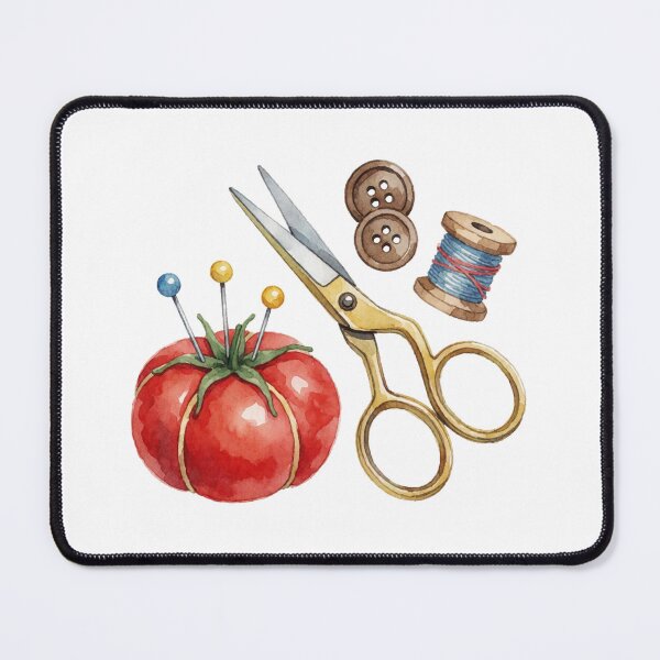 Item preview, Illustration for sewing a pincushion designed and sold by AillustriaAK.