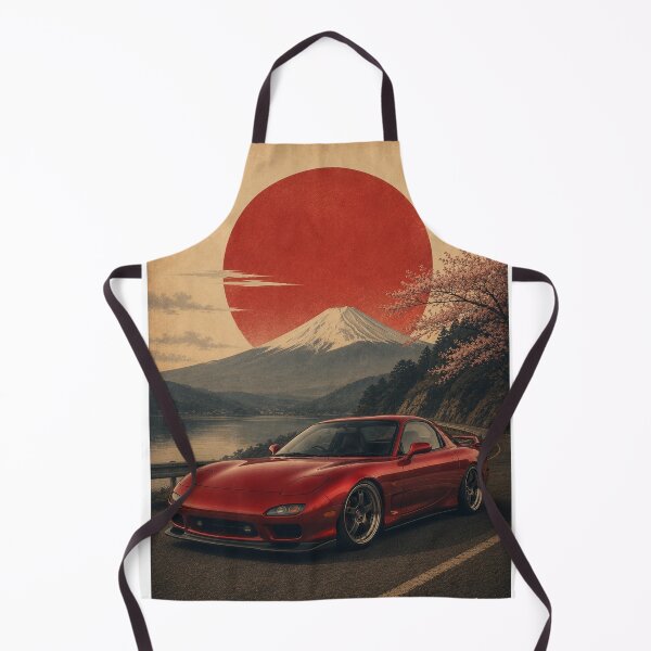 Item preview, Premium Japanese sports car 1990s rotary coupe deep red  designed and sold by Traceursniper.
