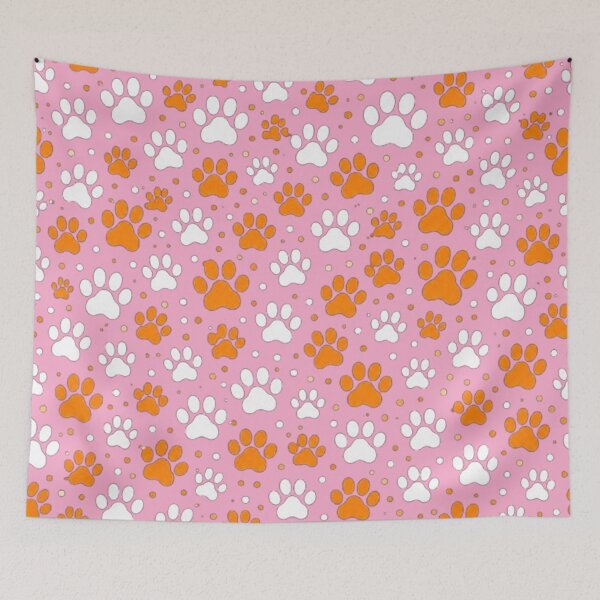 Item preview, Elegant Pet Paw Seamless Surface Pattern designed and sold by annenambiro.