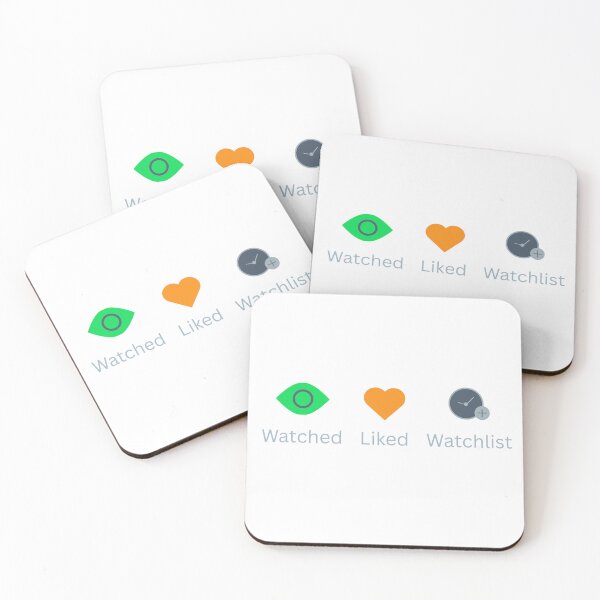 Artikelvorschau, Letterboxd: Angesehen, Geliked, Merkliste entworfen und verkauft von reelcanvas.