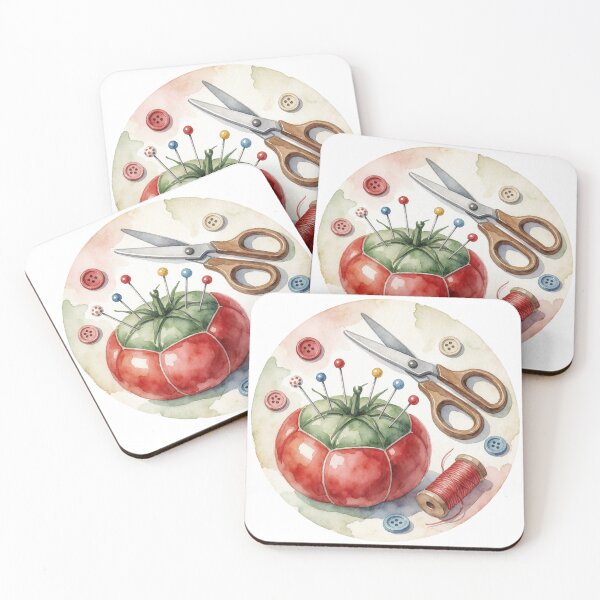 Item preview, Illustration for sewing a pincushion designed and sold by AillustriaAK.