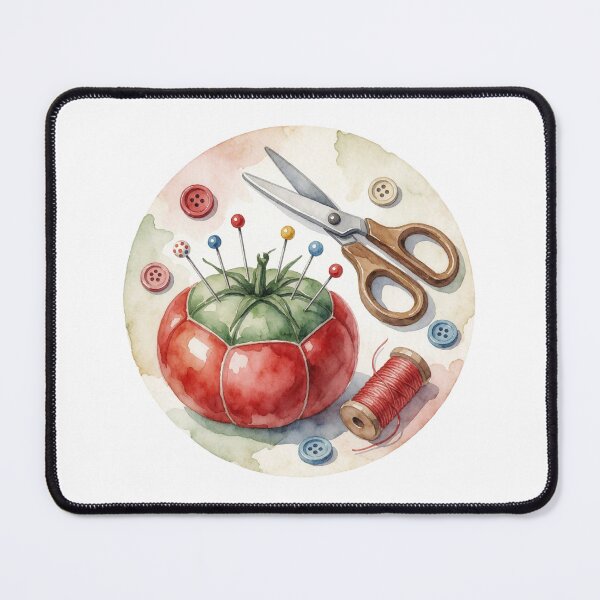 Item preview, Illustration for sewing a pincushion designed and sold by AillustriaAK.