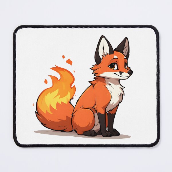 Item preview, Cute Cartoon Fox with Fiery Tail – Fantasy Woodland Animal Illustration designed and sold by Karolina’s Cozy Creations.