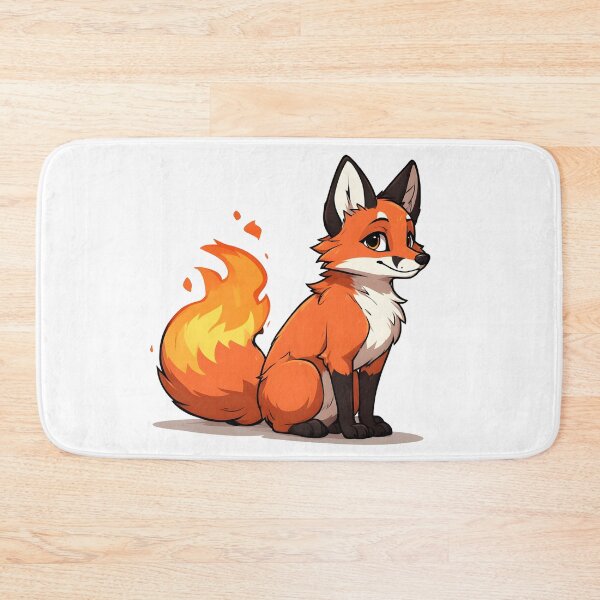 Item preview, Cute Cartoon Fox with Fiery Tail – Fantasy Woodland Animal Illustration designed and sold by Karolina’s Cozy Creations.