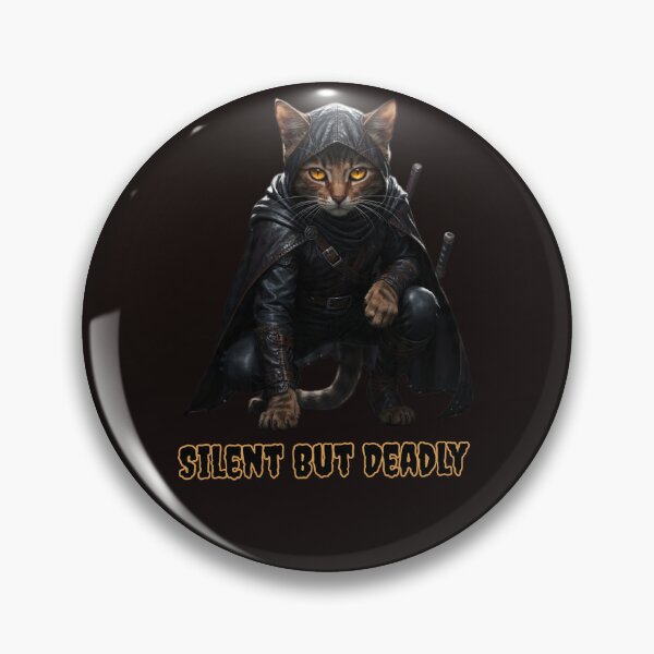 Item preview, Silent But Deadly Ninja Cat designed and sold by Moody Vibes Studio.