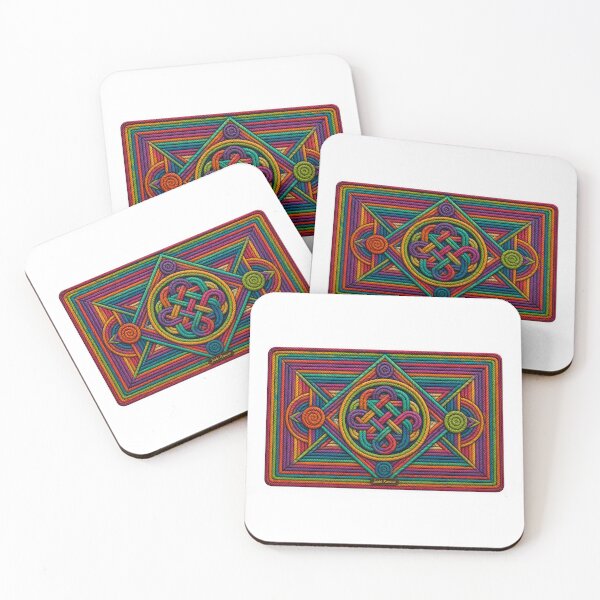 Item preview, Copy of Colorful Rope Geometry Mandala designed and sold by JabbiKamost.