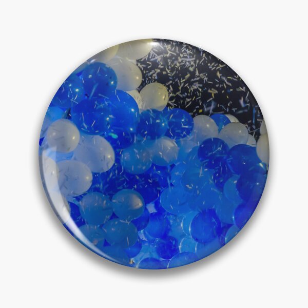 Item preview, Blue and White Balloon Release With Confetti Shower at Night Celebration Event designed and sold by Nmallia.