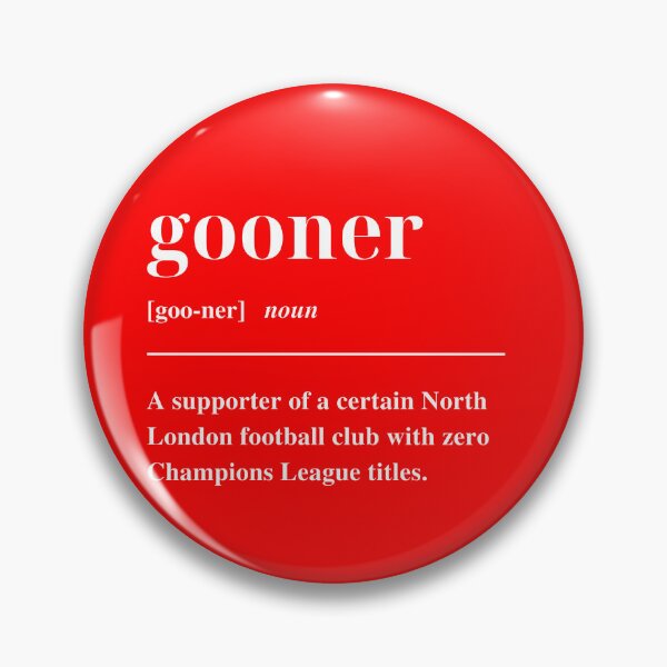 Item preview, Gooner Definition designed and sold by Matchwear FC.