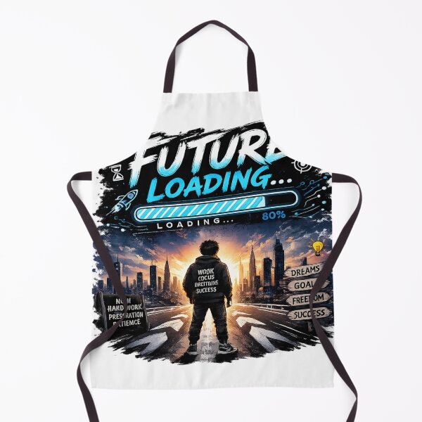 Item preview, Future Loading – Dreams in Progress Sticker designed and sold by Genzfirevibes.