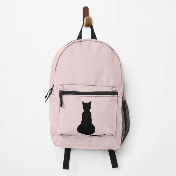 Item preview, Back View Of An Insubordinate Cat Black Silhouette designed and sold by taiche.