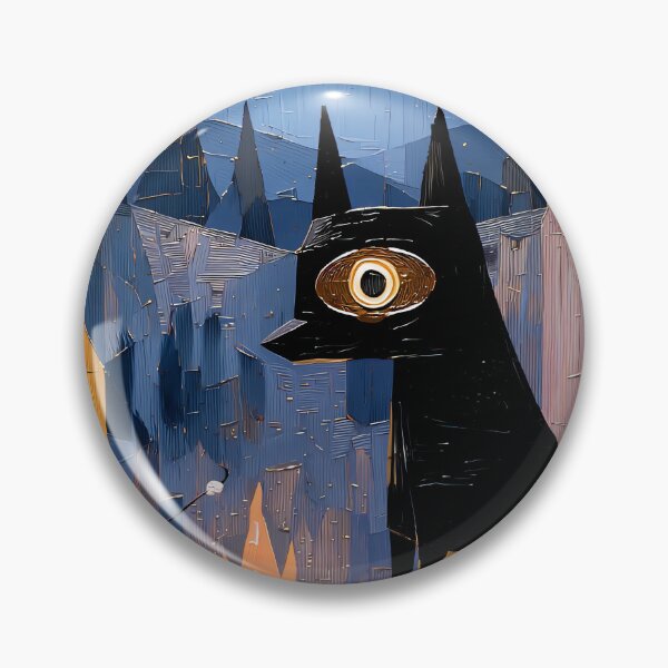 Item preview, Campfire Night Art Print | Dog and Cat Roasting Marshmallows Painting | Moonlit Mountain Wall Art designed and sold by ThingsCatsDo.