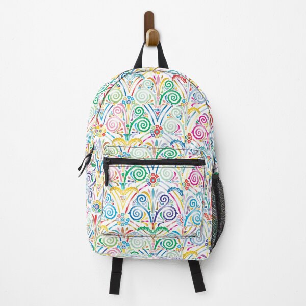 Item preview, Colorful Art Deco Swirl Pattern designed and sold by reanacreations.
