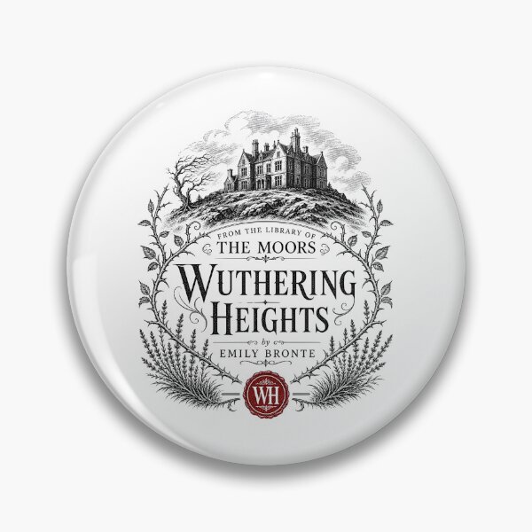 Item preview, Wuthering Heights From The Library Of The Moors Bookplate designed and sold by Fenay Designs.
