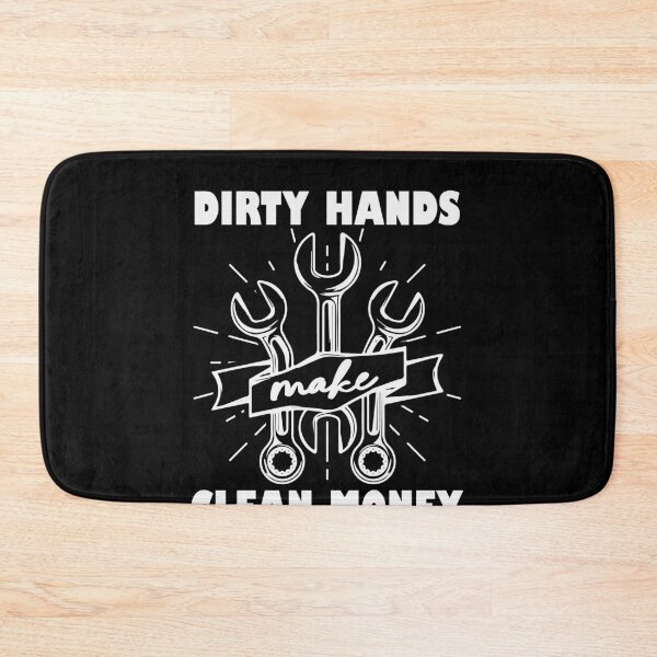 Item preview, Dirty Hands Make Clean Money Mechanic Auto Technician Tradesman Blue Collar Hard Worker designed and sold by PopStars1993.