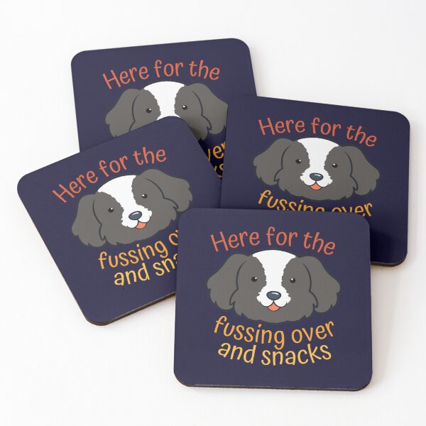 Item preview, Here For The Fussing Over and Snacks Funny Lowchen Dog  designed and sold by glowvim.