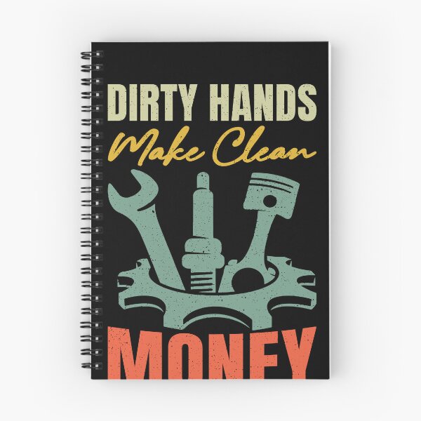 Item preview, Dirty Hands Make Clean Money Mechanic Auto Repair Tradesman Hard Work designed and sold by PopStars1993.