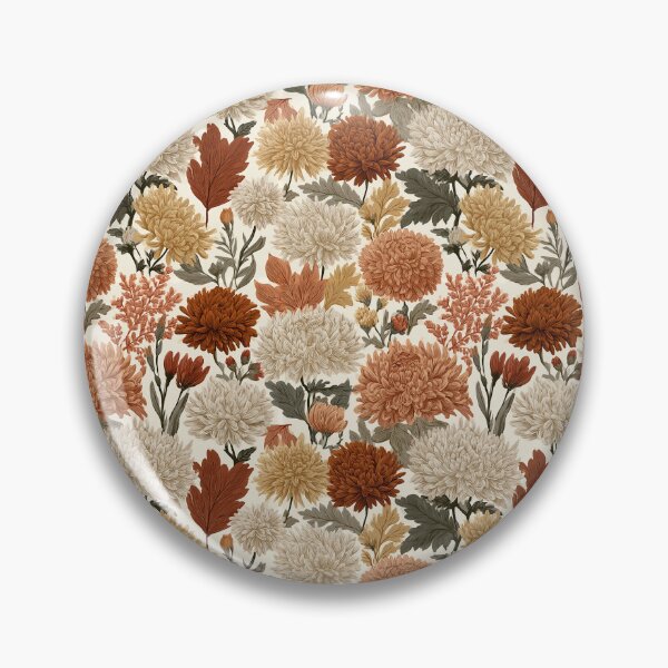 Item preview, Bold Chrysanthemum Floral  - Birth Flower Pattern   - Retirement Gifts for Mom designed and sold by RoyalStarsPatts.