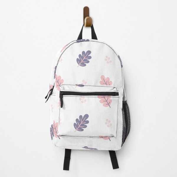 Item preview, Cute Pastel Pink and Purple Leaves Pattern designed and sold by Heydailyday.