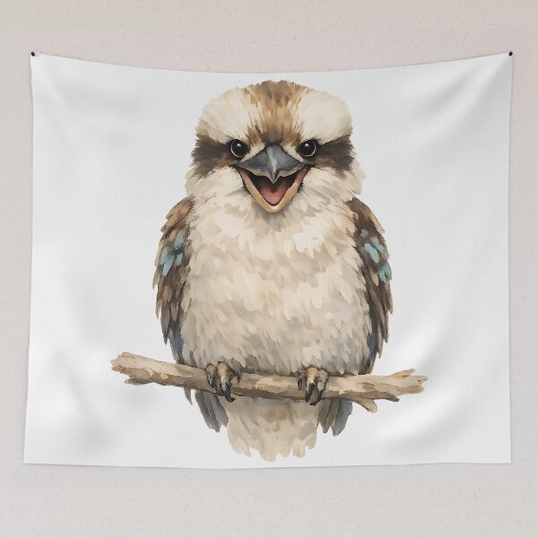 Item preview, Laughing Kookaburra Watercolour designed and sold by Jaruart.