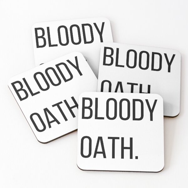 Item preview, Bloody Oath. | Funny Australian Slang Minimalist Typography T-Shirt designed and sold by OveloStudios.