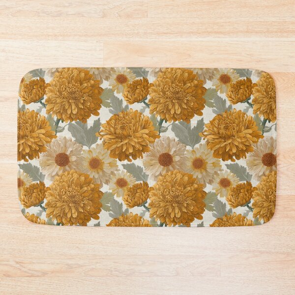 Item preview, Wild Chrysanthemum  - Retro Flower Floral   - Retirement Gifts for Husband designed and sold by RoyalStarsPatts.