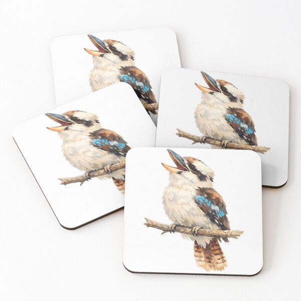 Item preview, Laughing Kookaburra Mid-Call Watercolour designed and sold by Jaruart.