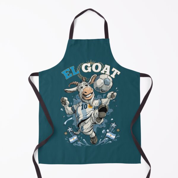 Item preview, El GOAT Argentina Football Soccer Cartoon Sticker designed and sold by digitalbob60.