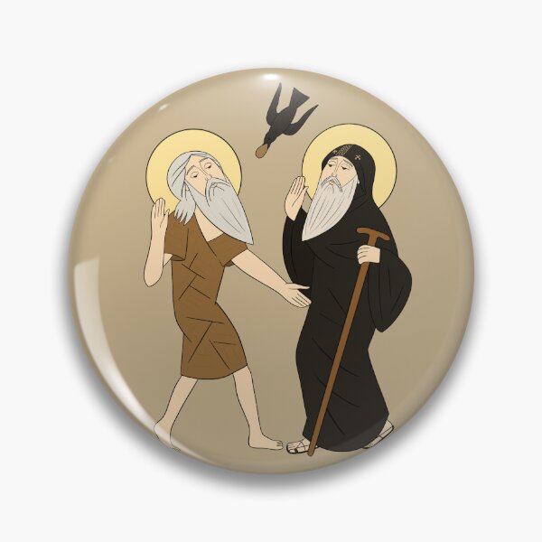 Item preview, St Antony and St Paul designed and sold by CopticByDesign.