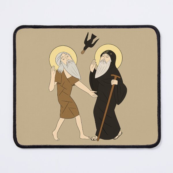 Item preview, St Antony and St Paul designed and sold by CopticByDesign.