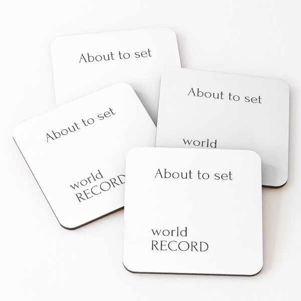 Item preview, About to set world record designed and sold by ArtistTejal.