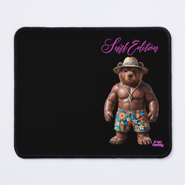Item preview, Iron Teddy - Summer Surf Edition designed and sold by Woof-zil.