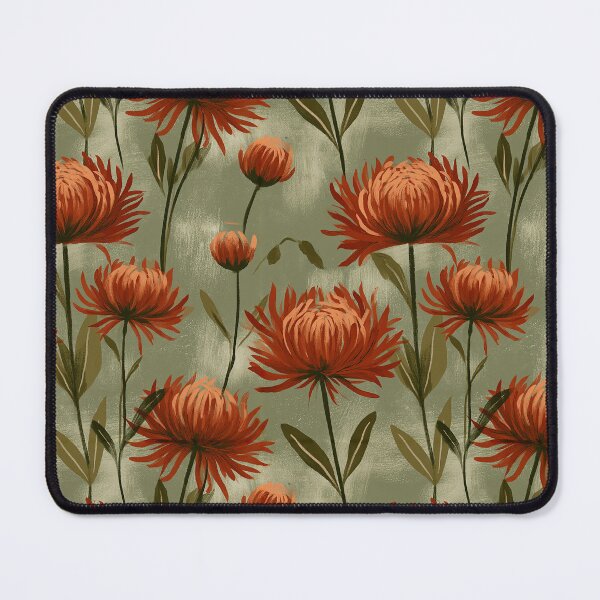 Item preview, Elegant Chrysanthemum Print  - Birth Flower Pattern   - Secret Santa Gifts designed and sold by RoyalStarsPatts.